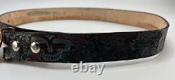 Grateful Dead Belt and Buckle Leather Limited Edition Embossed Company RARE