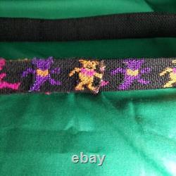 Grateful Dead Bison Designs Nylon Belt Medium 110cm Metal Buckle Rare