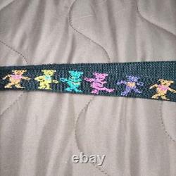 Grateful Dead Bison Designs Nylon Belt Medium 110cm Metal Buckle Rare