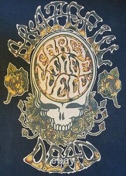 Grateful Dead Blanket Fare Thee Well Final Tour Rare Knit Throw Made In USA