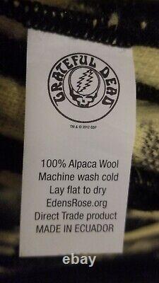 Grateful Dead Blanket Tapestry 100% Alpaca Wool SOFT! HUGE! RARE