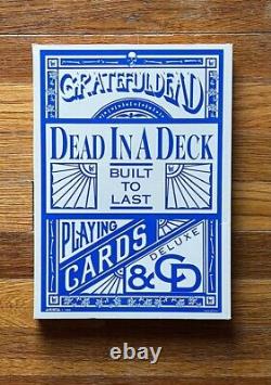 Grateful Dead Built To Last (Dead In A Deck) RARE playing cards and CD