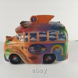 Grateful Dead Bus Cookie Jar, Vandor, Ceramic, RARE & COLORFUL #57
