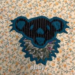 Grateful Dead & Co Y2K Patchwork Bear Handmade Top Gypsy Rose Festival 00s RARE