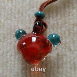 Grateful Dead Dead Bear Tonbotama Glass Pendant Necklace Rare Item