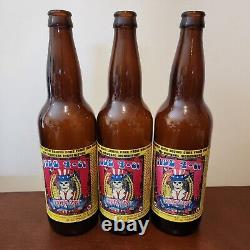Grateful Dead Deadhead Draft Olde 4-20 Bottles Creston Brewing Set Of 3 Rare
