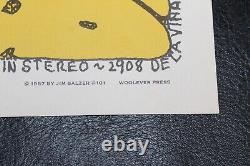Grateful Dead, Door, UFO Earl Warren Showground VERY RARE 1967 Concert Poster NM