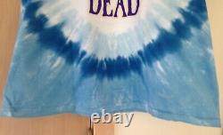 Grateful Dead Europe Tour 1981 STANLEY MOUSE Vintage Shirt Liquid Blue Rare NOS