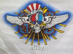 Grateful Dead Fall 1982 Rare Vintage Rick Griffin Smoking Skull T Shirt Large