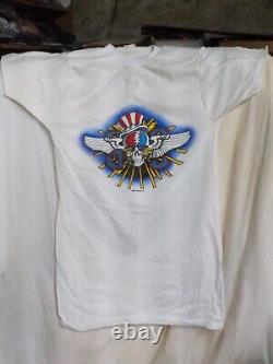Grateful Dead Fall 1982 Rare Vintage Rick Griffin Smoking Skull T Shirt Large