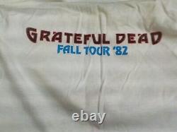 Grateful Dead Fall 1982 Rare Vintage Rick Griffin Smoking Skull T Shirt Large
