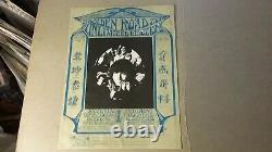 Grateful Dead Fan Club 1967 3 Pg Newsletter Nmint/flyer 3 Pinholes Vg Rare Vtg