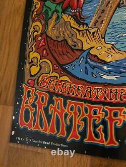 Grateful Dead Fare The Well GD50 Chicago Poster Rare UNCUT Artist Edition