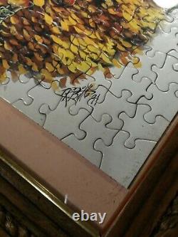Grateful Dead Framed Puzzle Art Old School Rare 1994