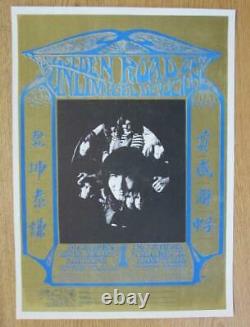 Grateful Dead Golden Road Fan Club 1967 Poster Stanley Mouse Original Rare