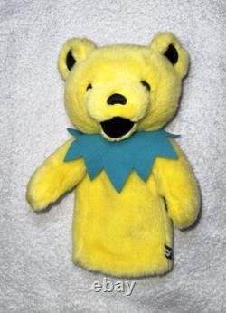 Grateful Dead Golf Club Head Cover Yellow Bear Winning Edge Designs SUPER RARE
