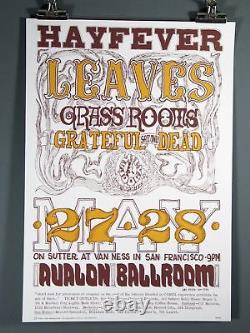 Grateful Dead, Grass Roots, Hayfever Leaves, Rare Poster