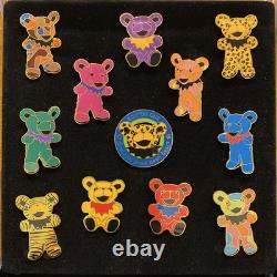 Grateful Dead Grateful Dead Bean Bear EDITION ONE Pin Badge Set of 12 Rare