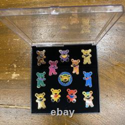 Grateful Dead Grateful Dead Bean Bear EDITION ONE Pin Badge Set of 12 Rare