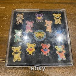Grateful Dead Grateful Dead Bean Bear EDITION ONE Pin Badge Set of 12 Rare