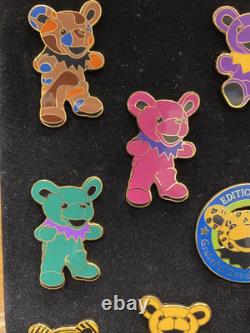 Grateful Dead Grateful Dead Bean Bear EDITION ONE Pin Badge Set of 12 Rare