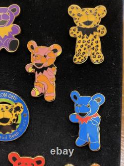 Grateful Dead Grateful Dead Bean Bear EDITION ONE Pin Badge Set of 12 Rare