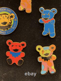 Grateful Dead Grateful Dead Bean Bear EDITION ONE Pin Badge Set of 12 Rare