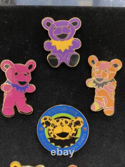 Grateful Dead Grateful Dead Bean Bear EDITION ONE Pin Badge Set of 12 Rare