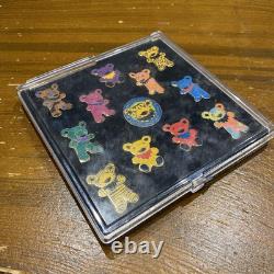 Grateful Dead Grateful Dead Bean Bear EDITION ONE Pin Badge Set of 12 Rare