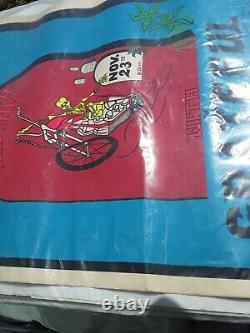 Grateful Dead Hells Angels 70 Nyc 24 X 33.5 Poster Vg Rare 4 Tear Creases Vtg