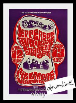 Grateful Dead- Jefferson Airplane Concert Poster 1966 Ca Signe Anderson Rare