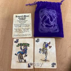 Grateful Dead Liquid Blue Playing Cards 1992 Comes with a special pouch Rare