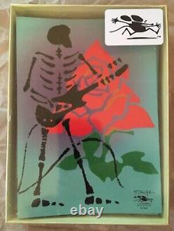 Grateful Dead Mouse Greeting Cards x8 Official Vintage Rare Jerry Garcia Holiday