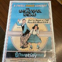 Grateful Dead Nassau Coliseum 1973 concert poster David Byrd RARE 50 years old