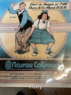 Grateful Dead Nassau Coliseum 1973 concert poster David Byrd RARE 50 years old