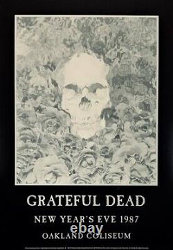 Grateful Dead POSTER Oakland Coliseum New Years Eve First Printing Rare Variant