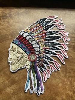 Grateful Dead Patch Rare 5 Jerry Garcia Wes Lang Vtg Indian Headdress Variant