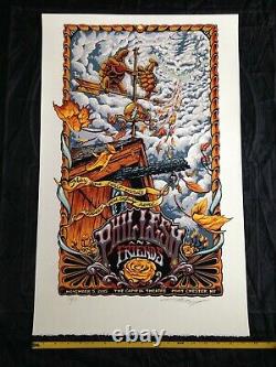 Grateful Dead Phil Lesh & Friends Capitol Theatre 2015 Poster AJ Masthay LE Rare