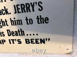 Grateful Dead Poster RARE Jerry Garcia Death August 9 1995 Newspaper