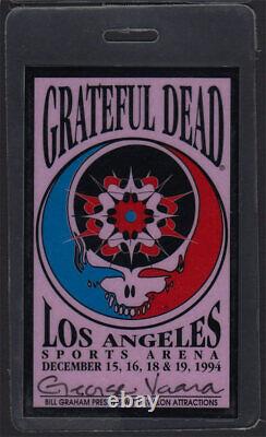 Grateful Dead RARE 12/15/1994 Los Angeles Backstage Crew Used Pass Laminate GDP