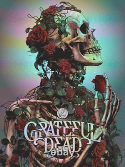 Grateful Dead Rainbow Foil Variant by Anthony Petrie 18x24 Rare Sold Out x/125