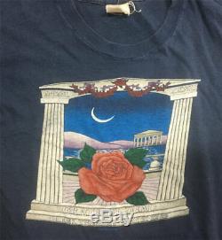 Grateful Dead Rare 1982 Greek Theatre UC Berkeley Concert Shirt VTG Jerry Garcia
