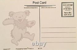 Grateful Dead Rare Collector's Item 5 Dancing Bears Postcard Yujean