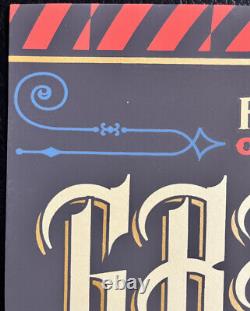 Grateful Dead Rare GD50 Justin Helton Limited Ed/Signed Poster Chicago 2015