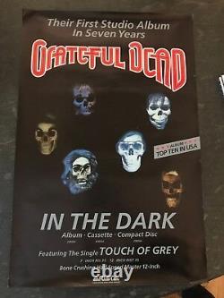 Grateful Dead Rare In The Dark Arista Records Promotional Poster 1987
