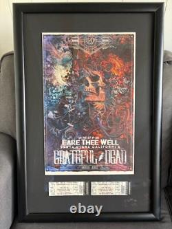 Grateful Dead Rare Limited Edition Poster With Tickets 2015 Levis Stadium