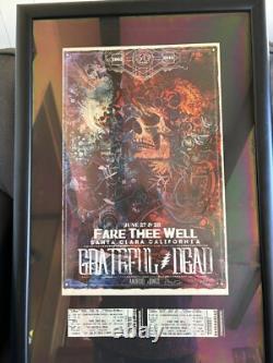 Grateful Dead Rare Limited Edition Poster With Tickets 2015 Levis Stadium