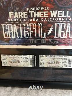 Grateful Dead Rare Limited Edition Poster With Tickets 2015 Levis Stadium