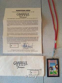 Grateful Dead Rare Limited Mint Condition Hometown Hero Varsity Jacket Sz. Med