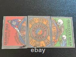 Grateful Dead Rare PUZZLE Backstage Pass SET 3 NIGHTS in VEGAS 1992 wheel